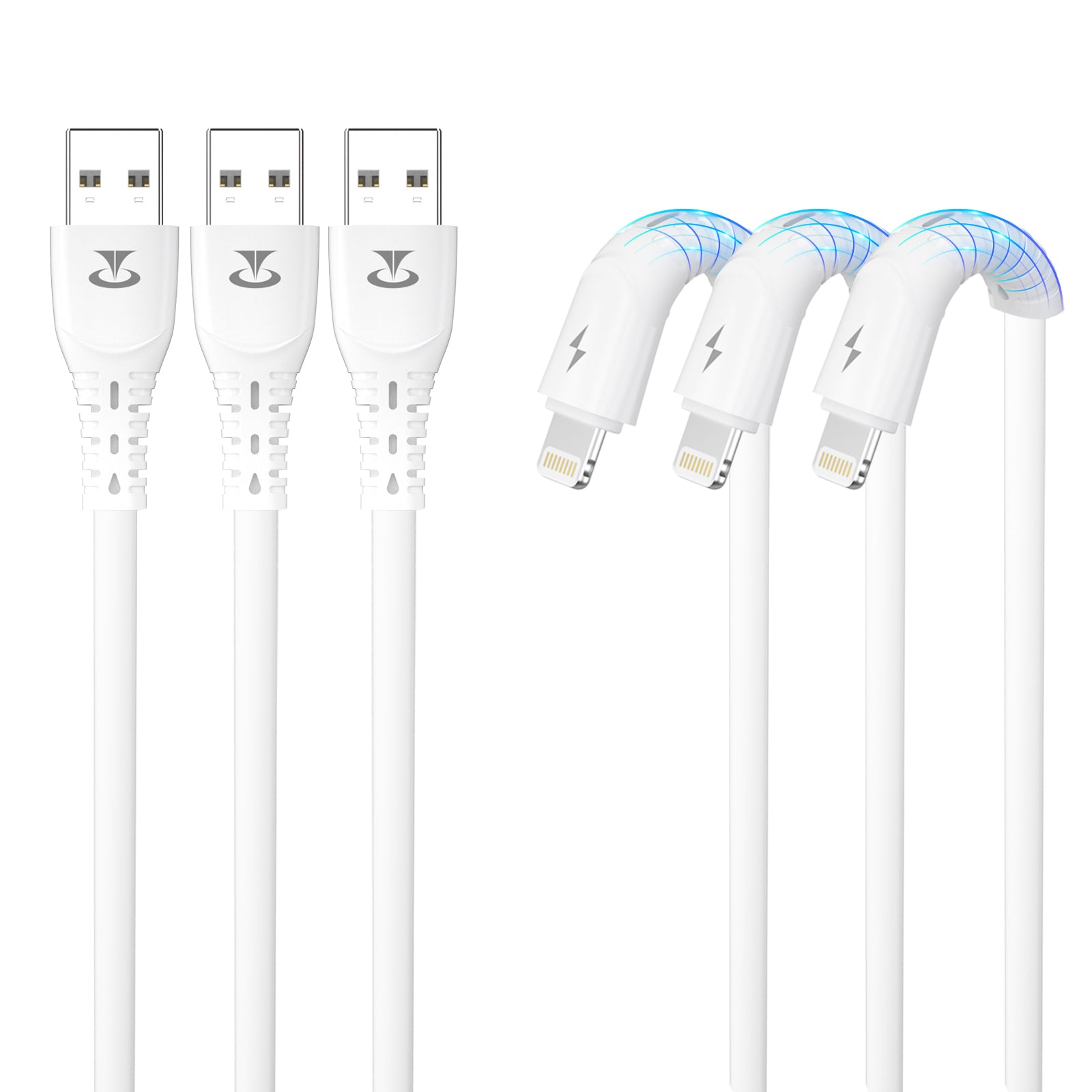 TL-EL-SET Charging Cable 3Pack（0.3M+1M+2M）