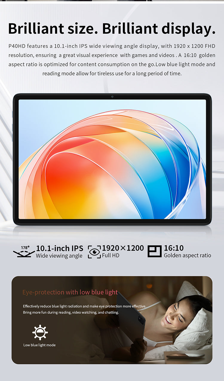 New P40HD Tablet