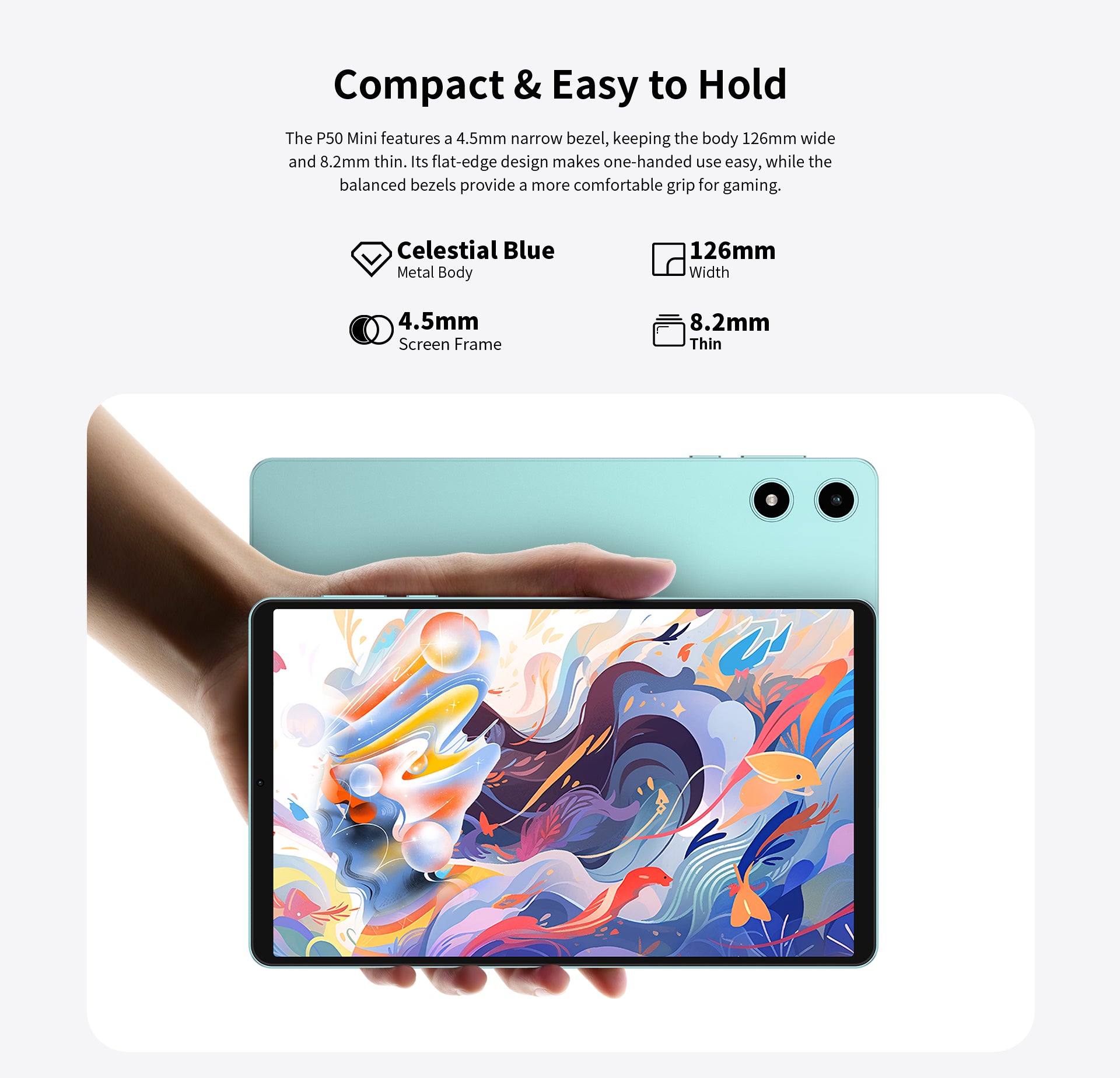 ☆ TECLAST P50 Mini タブレット 8.7インチ 新品同様 Amazon.co.jp: Android 15 タブレット 8インチ、TECLAST P50