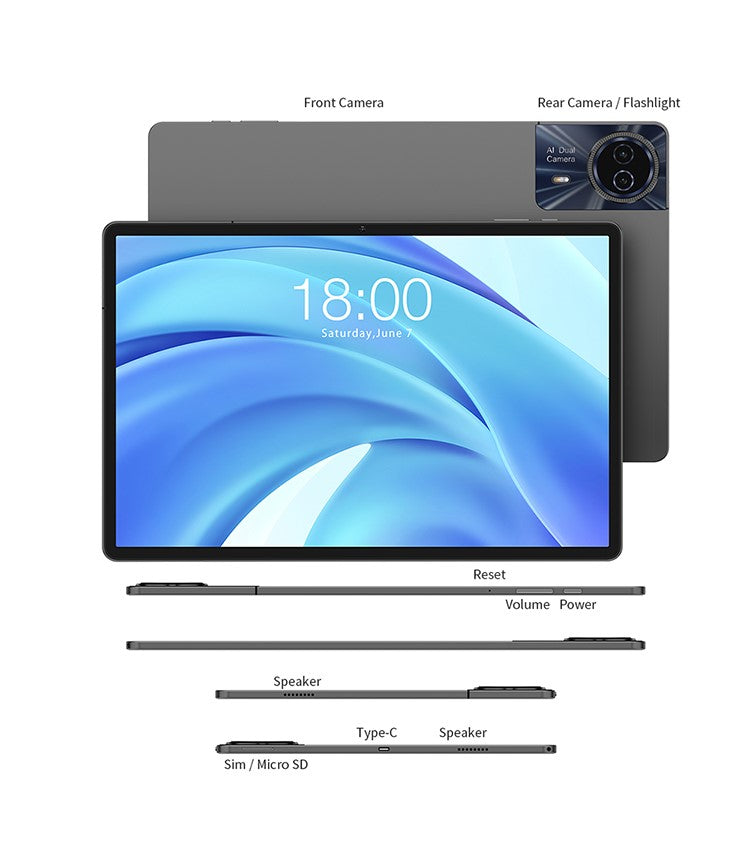 Teclast T50HD – RAM 14GB / 256GB / 11インチ 約11インチのAndroid 14タブレット「Teclast T50HD」が19,900円