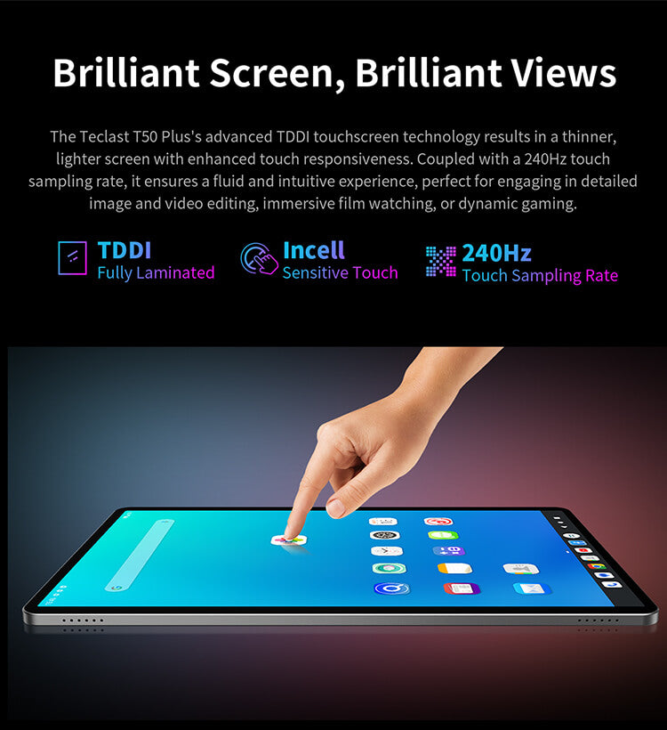 美品GPSナビSIMフリーTeclast T50 Plus 256GB 90Hz T50 Plus 2025 Tablet