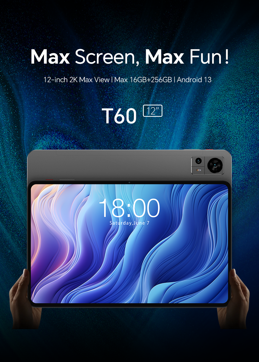 Tablet N-one 11 pulgadas Android 13 16GB RAM/128GB (1TB TF