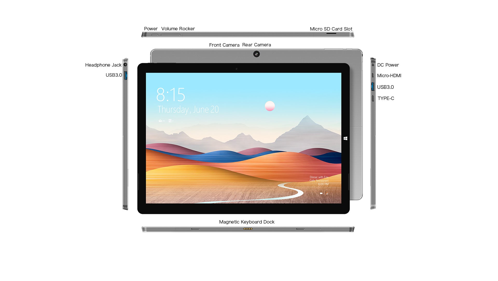 X6 Plus 2-in-1 Tablet