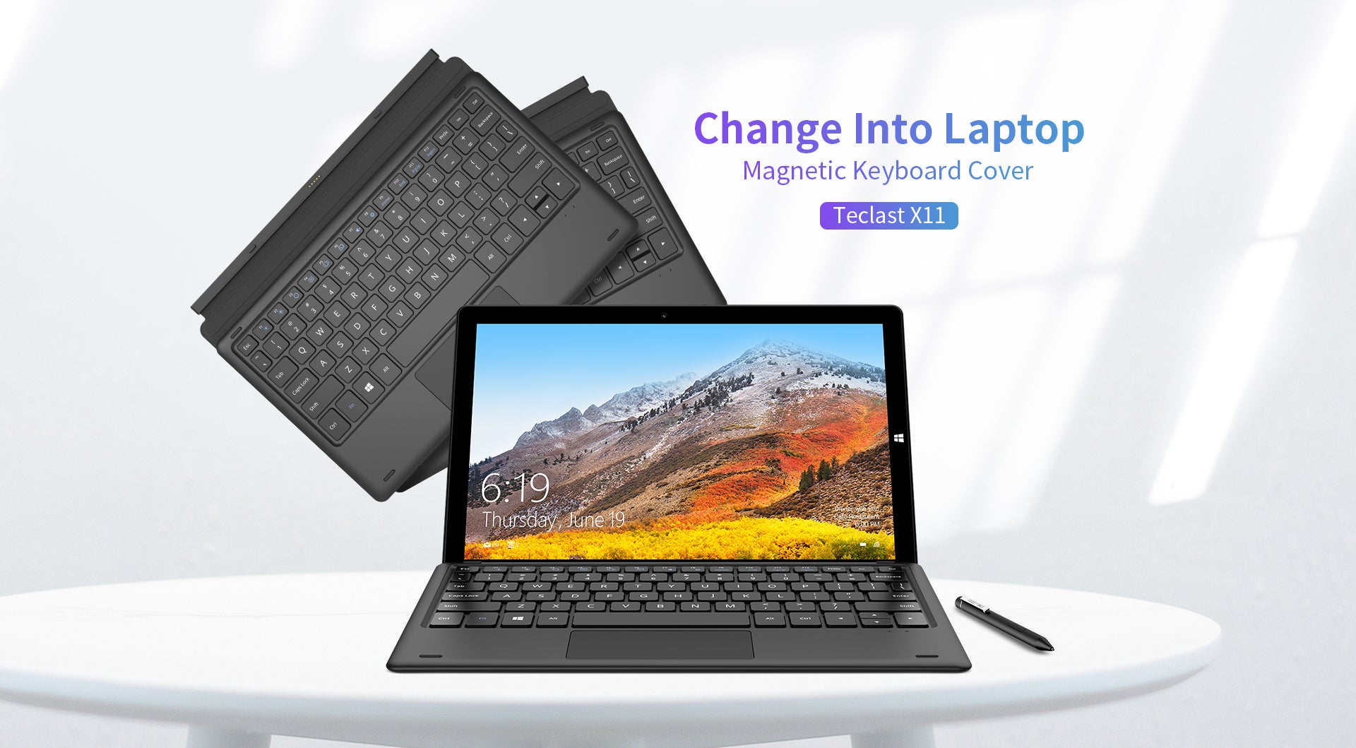 TECLAST X11（Windowsタブレット）本体キーボード電源ケーブル
